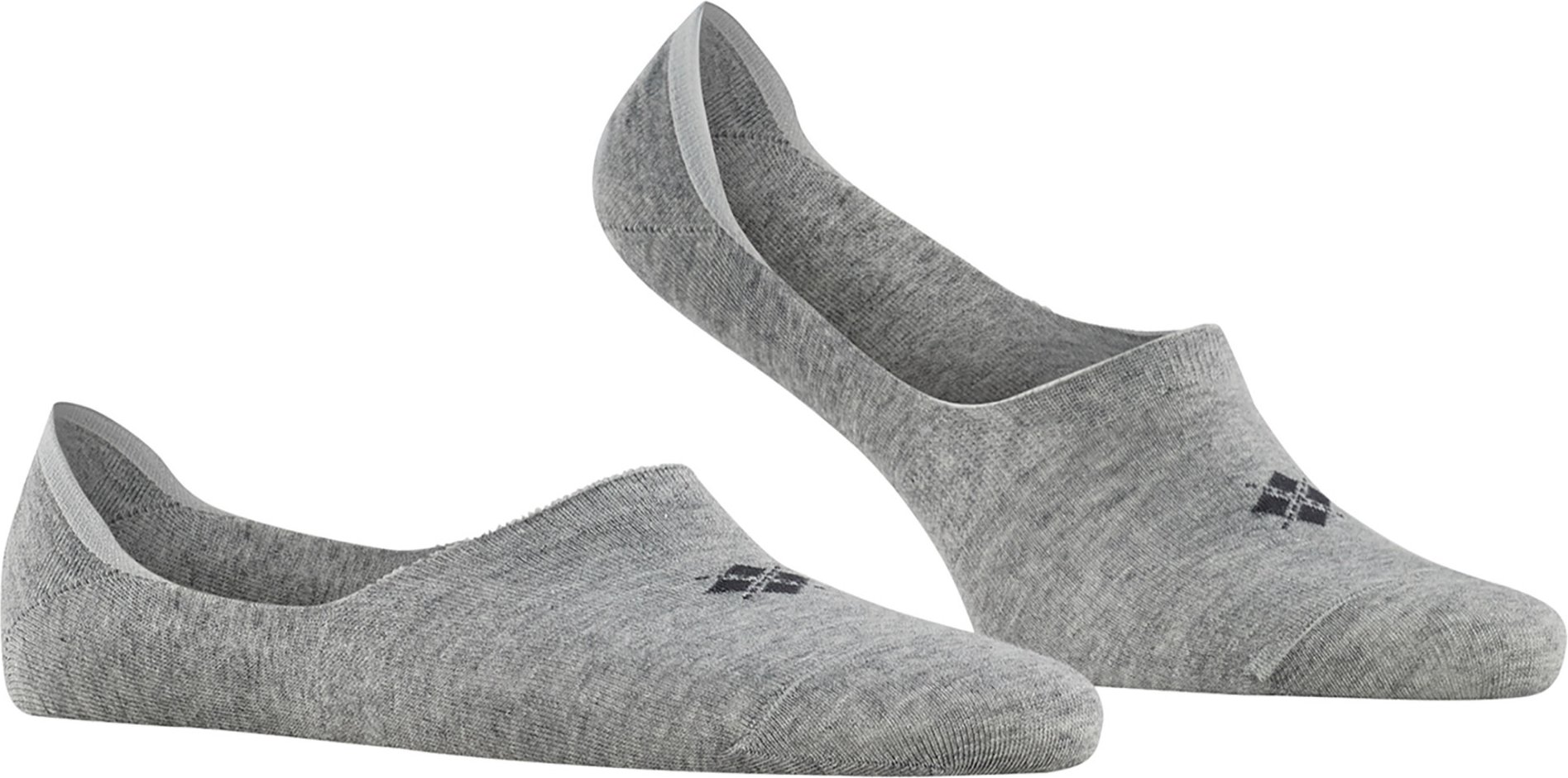 Burlington Herren Füßlinge grau Baumwolle & Mix unifarben