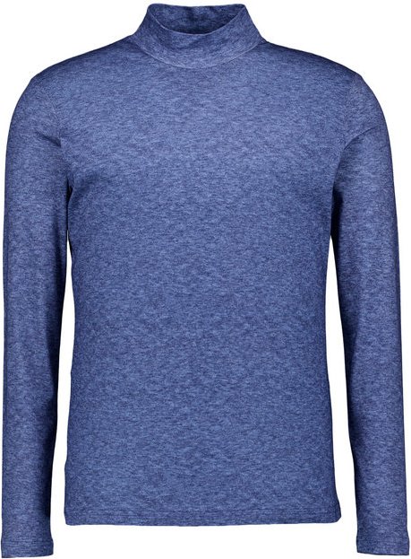 DESOTO Herren Longsleeve blau meliert