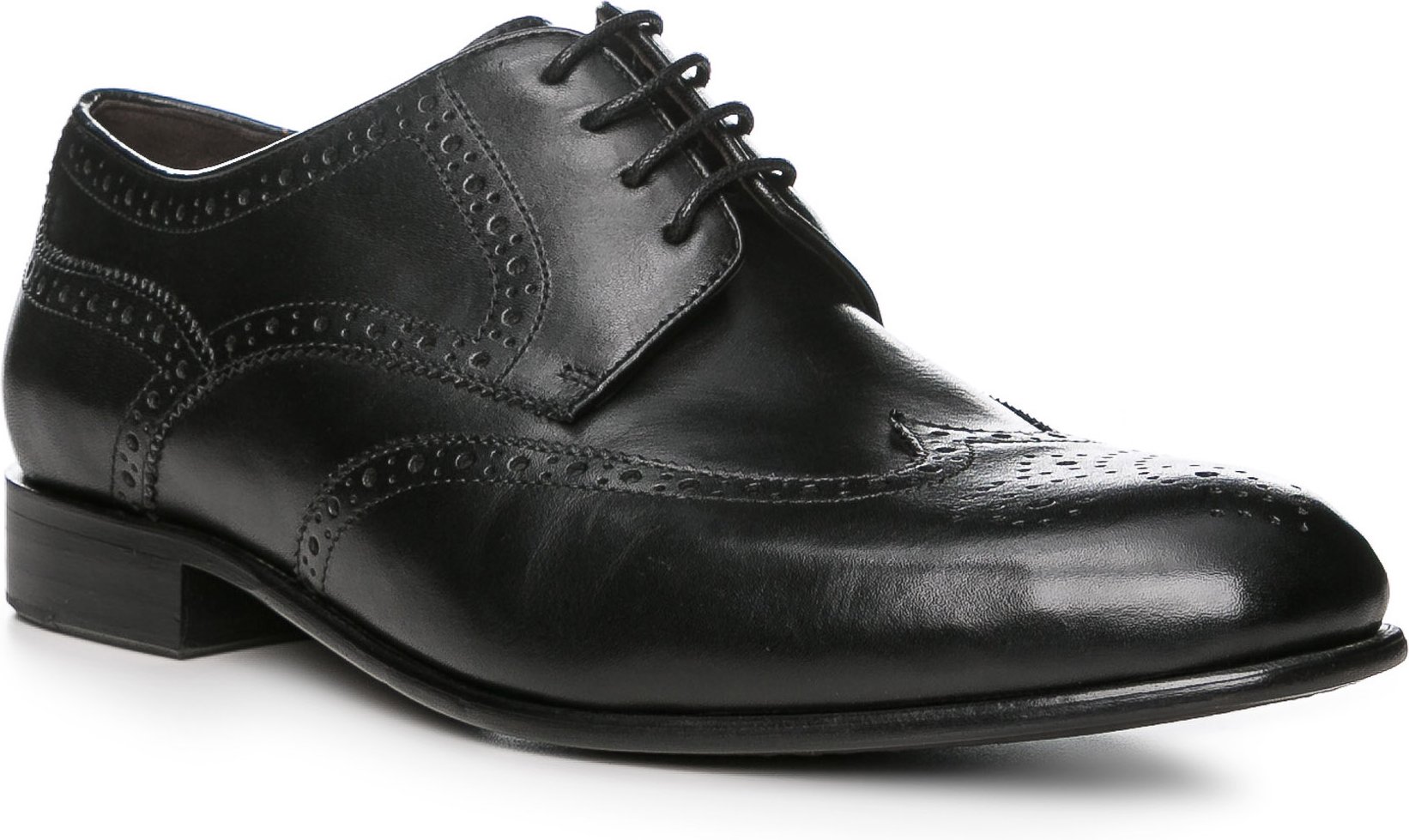 Thumbnail - Prime Shoes Herren Budapester schwarz Glattleder