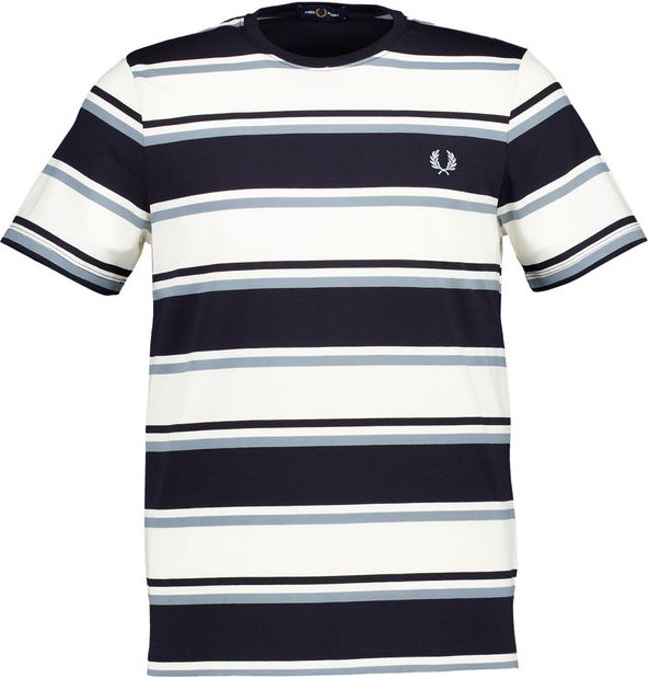 Thumbnail - Fred Perry Herren T-Shirt blau gestreift