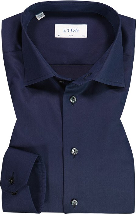 ETON Herren Hemd blau Slim Fit