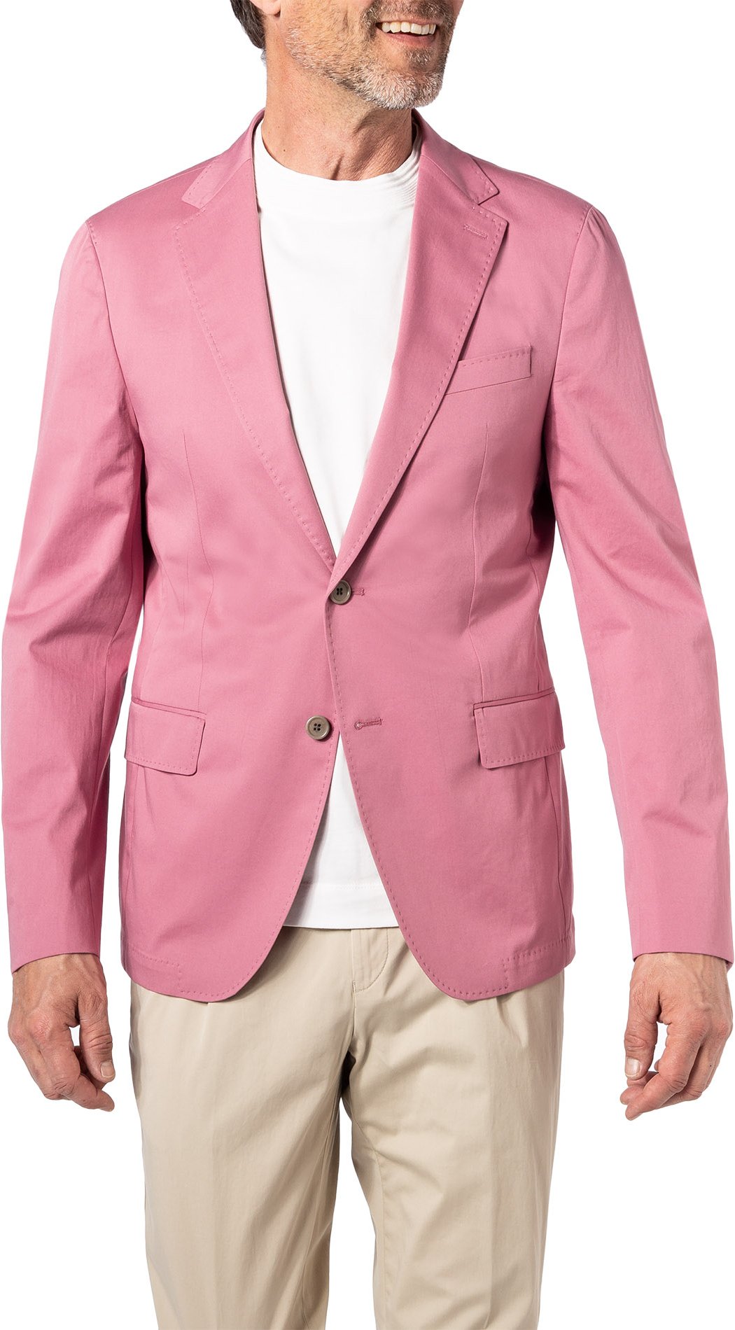 Strellson Herren Sakko rosa Slim Fit
