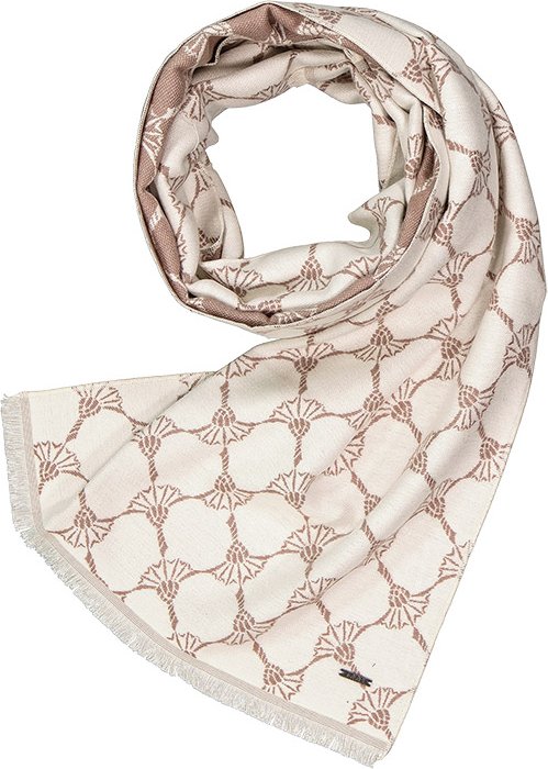 JOOP! Herren Schal beige Viskose/Modal gemustert