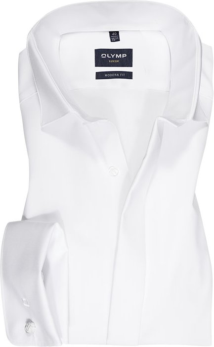 OLYMP Herren Smokinghemd weiß