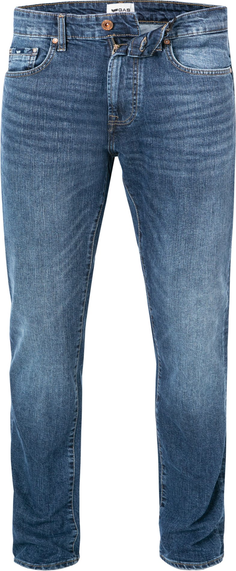 GAS Herren Jeans blau Slim Fit