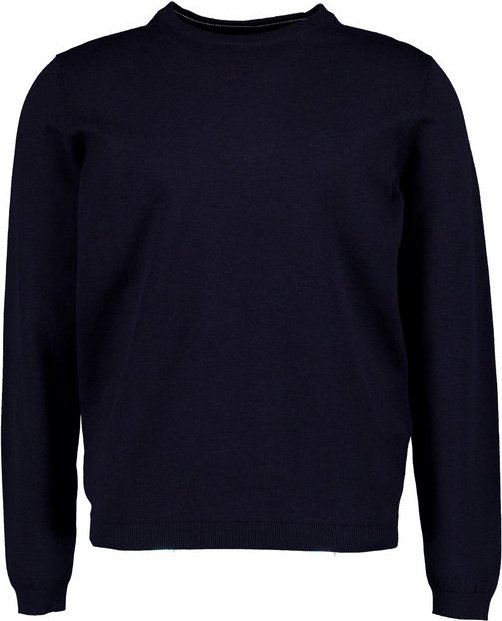Fynch-Hatton Herren Pullover blau unifarben