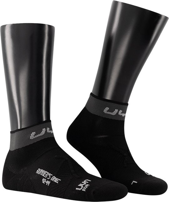 Thumbnail - UYN Herren Laufsocken schwarz Mikrofaser/Funktion