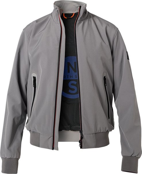 NORTH SAILS Herren Bomberjacke grau unifarben