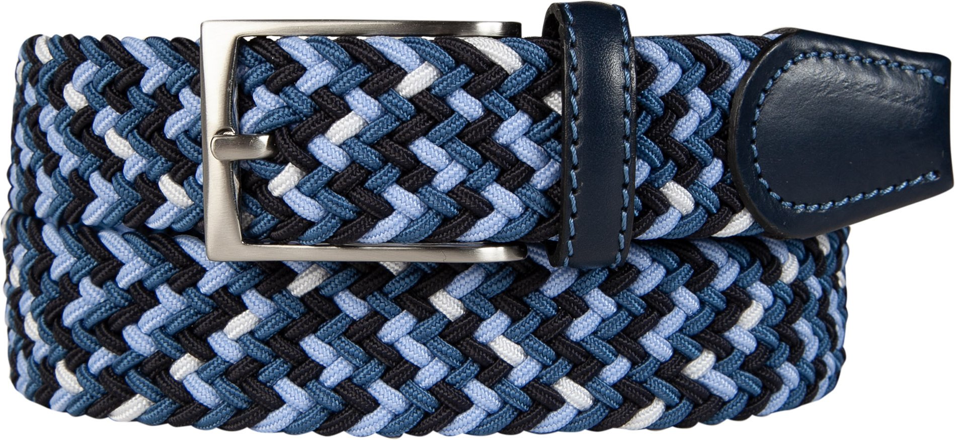 Thumbnail - Lindenmann Herren Gürtel blau Textil