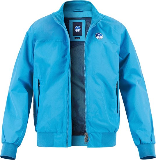 NORTH SAILS Herren Jacke blau unifarben Slim Fit