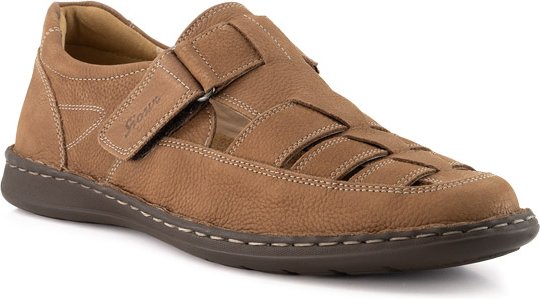 Sioux Herren Slipper braun Velours