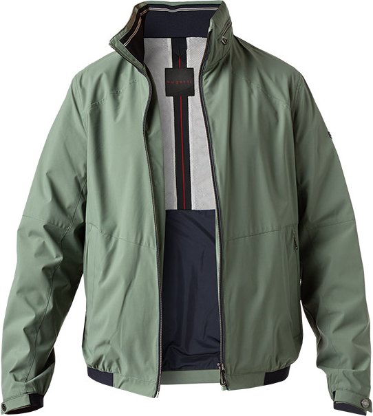 Thumbnail - bugatti Herren Jacke grün unifarben