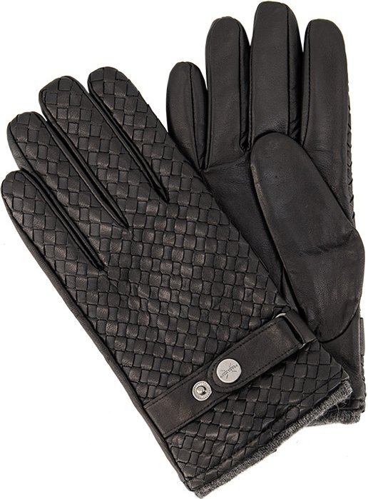 PEARLWOOD Herren Handschuhe schwarz Nappa
