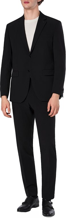KARL LAGERFELD Herren Anzug schwarz Slim Fit