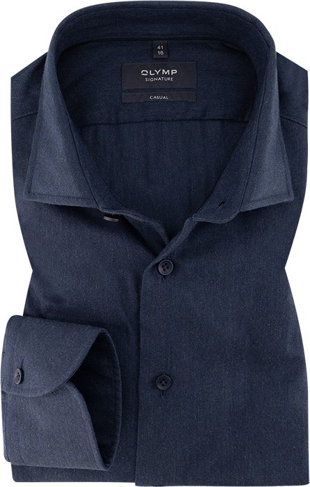 OLYMP Signature Herren Hemd blau