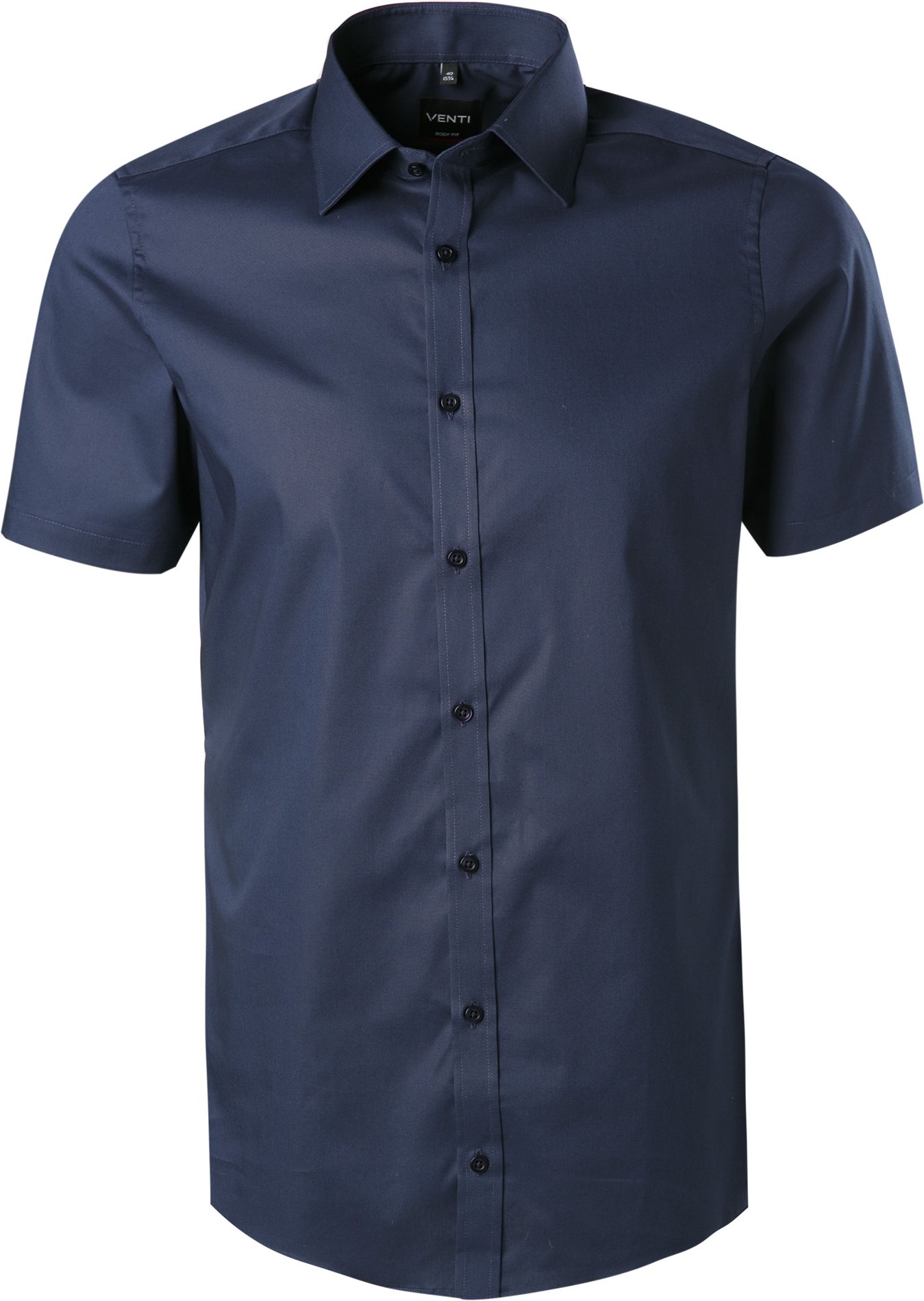 Venti Herren Kurzarmhemd blau