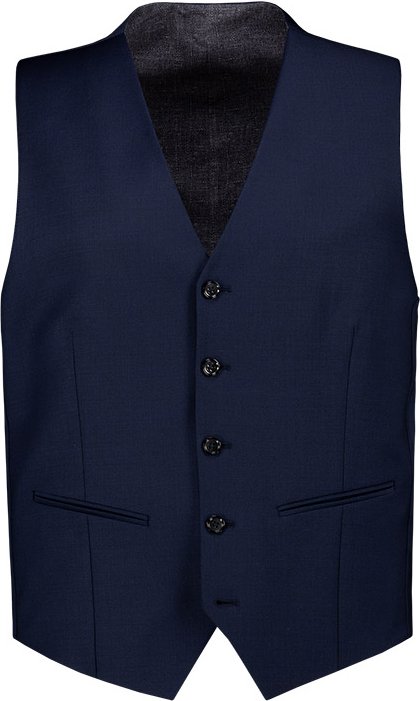 HECHTER PARIS Herren Weste blau meliert