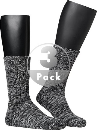 Thumbnail - Falke Herren Socken schwarz Baumwolle & Mix unifarben
