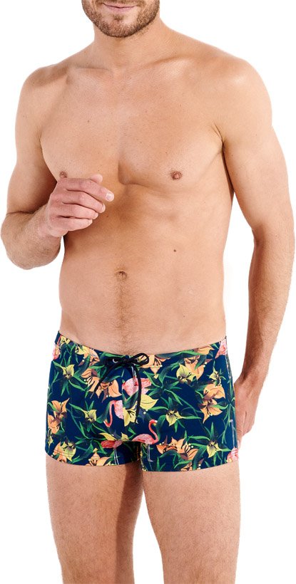 HOM Herren Shorts blau Mit Prints