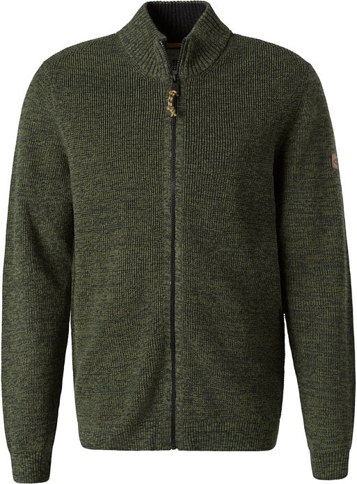 camel active Herren Cardigan grün unifarben