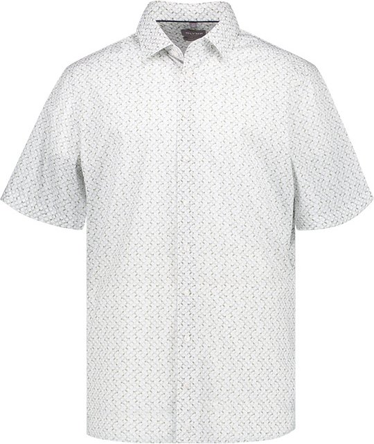 OLYMP Herren Kurzarmhemd grün Comfort Fit