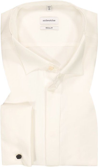 Seidensticker Herren Smokinghemd weiß