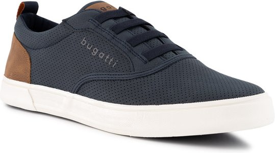 bugatti Herren Sneaker blau Textil & Canvas