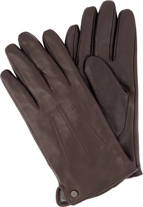 PEARLWOOD Herren Handschuhe braun Nappa
