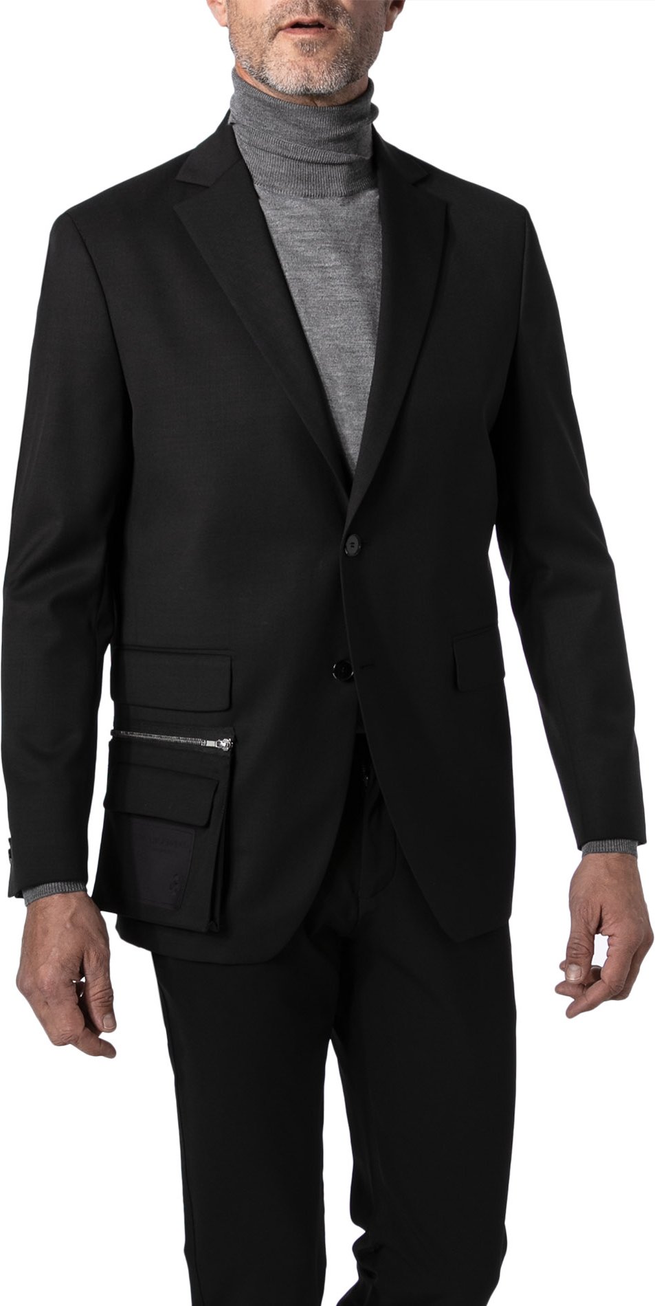 KARL LAGERFELD Herren Sakko schwarz