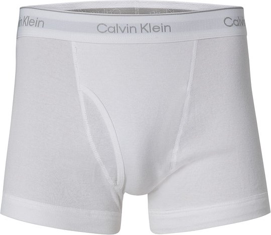 Calvin Klein Underwear Herren Trunks weiß Reine Baumwolle unifarben