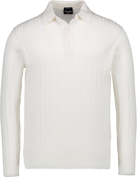 Strellson Herren Pullover weiß unifarben