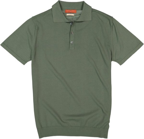DANIELE FIESOLI Herren Polo-Shirt grün
