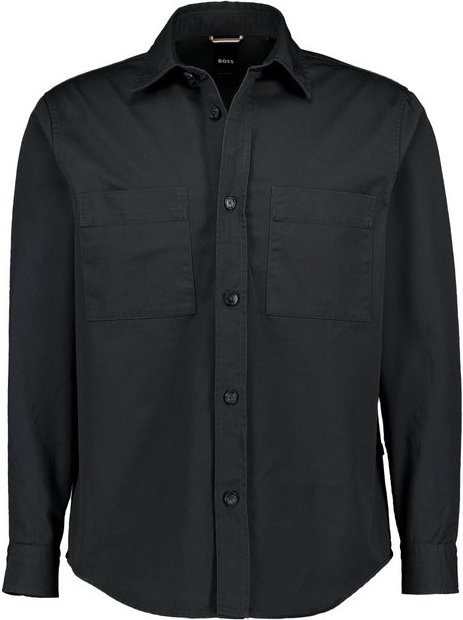 BOSS Black Herren Overshirt schwarz