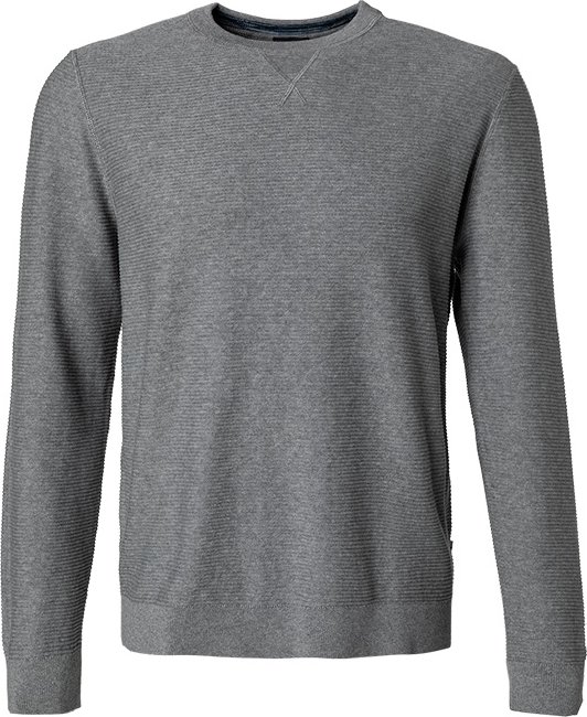 Thumbnail - OLYMP Herren Pullover grau unifarben