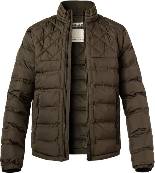 Thumbnail - Strellson Herren Steppjacke grün unifarben