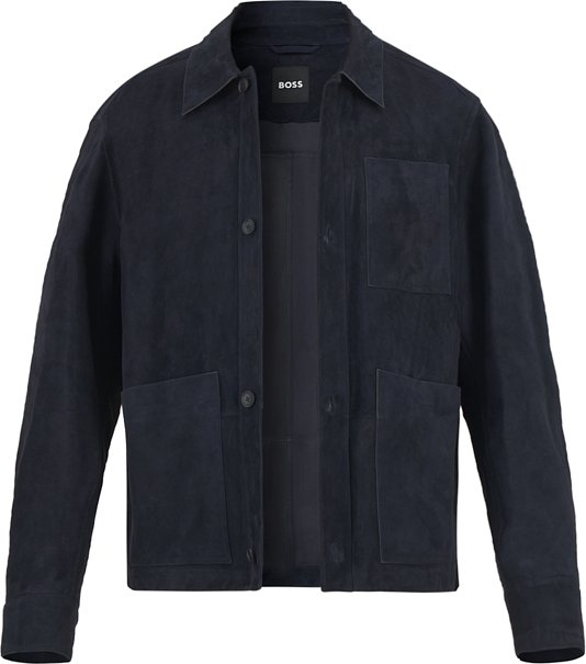 Thumbnail - BOSS Black Herren Jacken blau unifarben