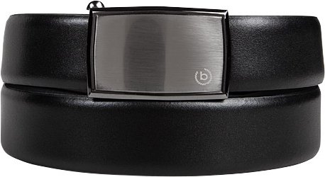 bugatti Herren Gürtel schwarz Glattleder