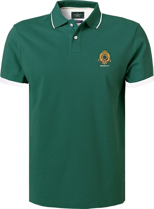 HACKETT Herren Polo-Shirt grün Classic Fit