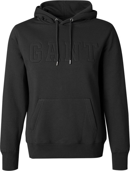 Thumbnail - Gant Herren Hoodie schwarz unifarben