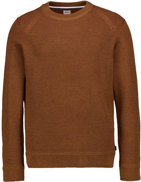 Brax Herren Pullover braun unifarben