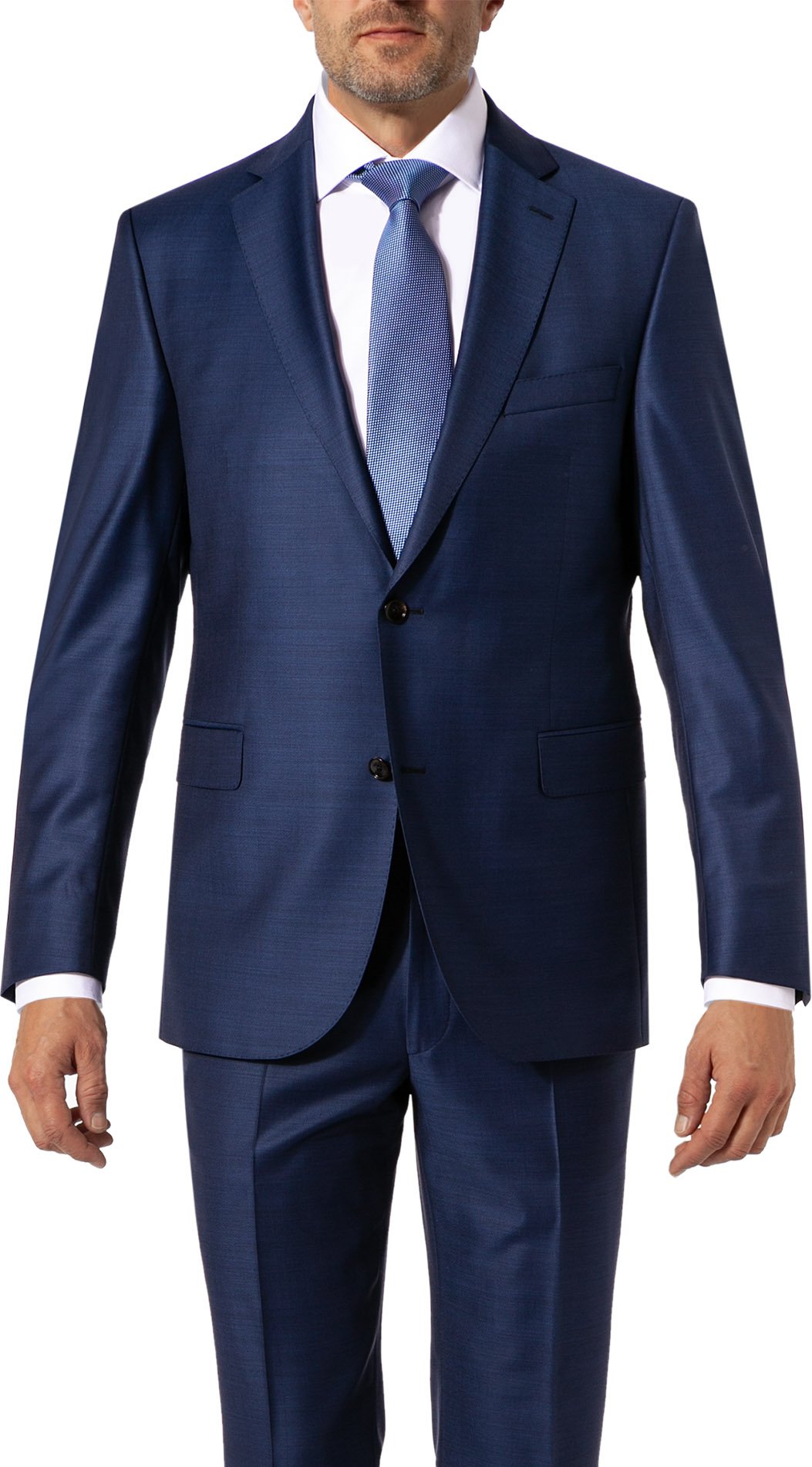 Thumbnail - DRESSLER Herren Sakko blau meliert