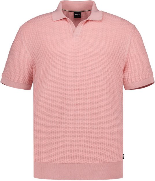 BOSS Black Herren Polo-Shirt rosa