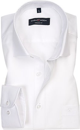 CasaModa Herren Hemd weiß