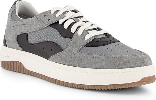 Thumbnail - HUGO Herren Sneaker grau Glattleder