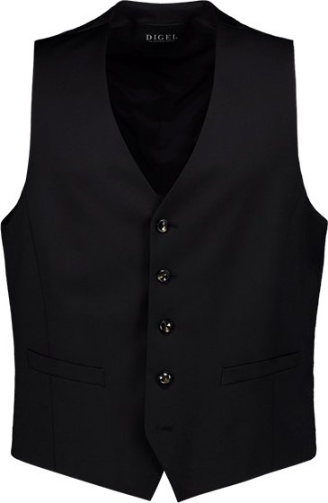 DIGEL Herren Weste schwarz