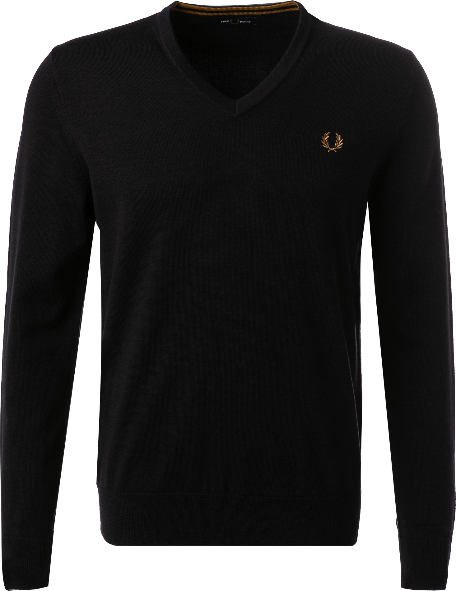 Thumbnail - Fred Perry Herren Pullover blau unifarben