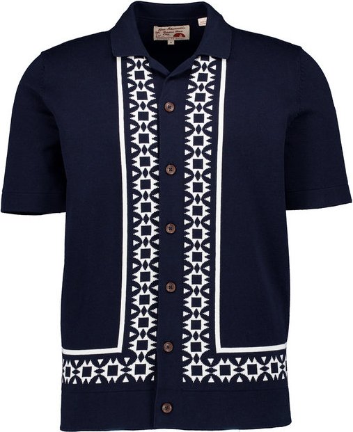 Thumbnail - Ben Sherman Herren Kurzarmhemd blau