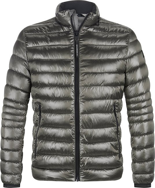 MILESTONE Herren Steppjacke grau unifarben
