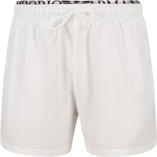 EMPORIO ARMANI Herren Bademoden weiß unifarben