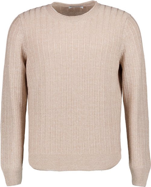 Thumbnail - Gran Sasso Herren Pullover beige Gestreift